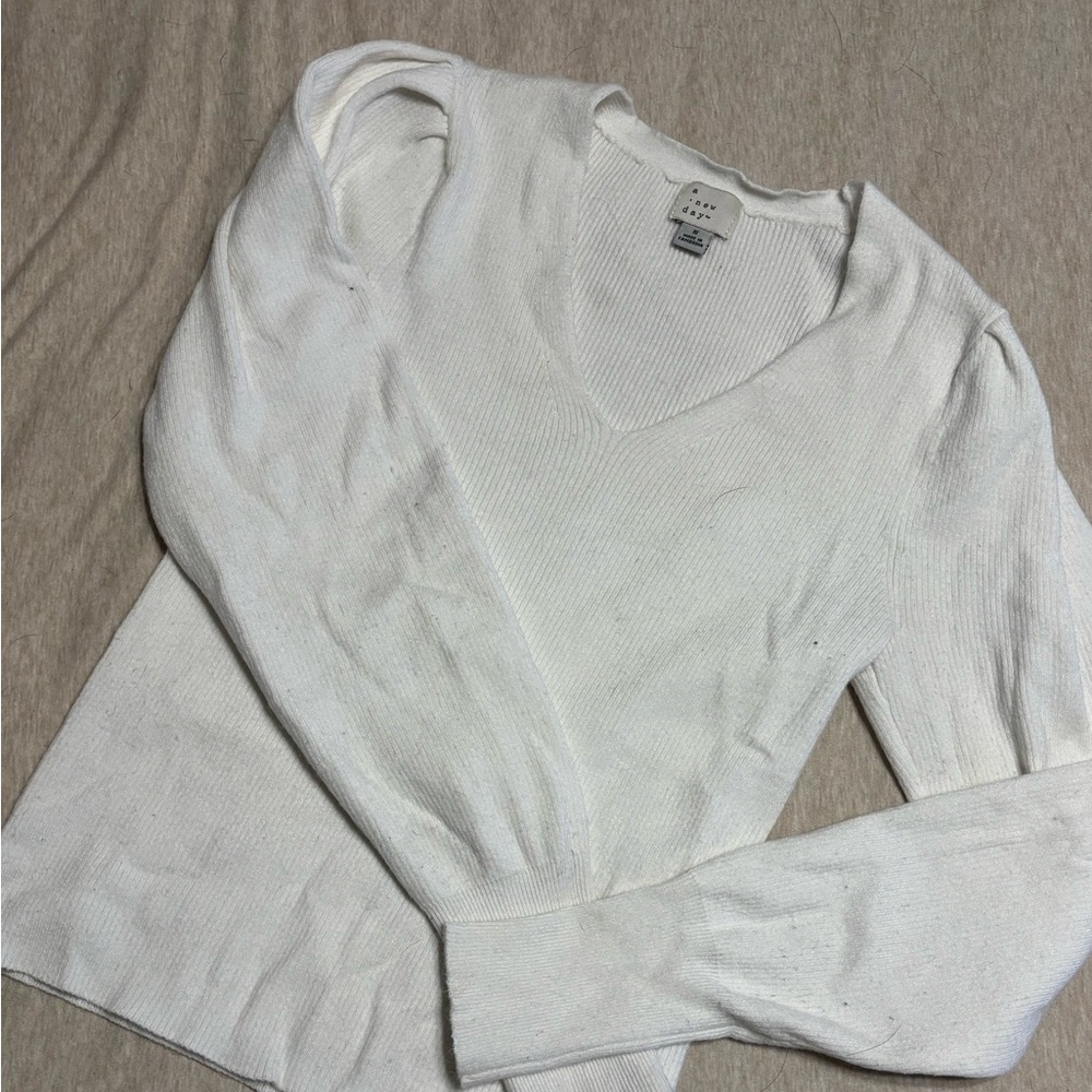 White sweater